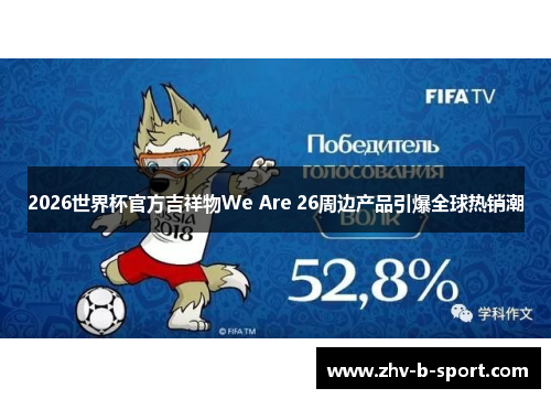 2026世界杯官方吉祥物We Are 26周边产品引爆全球热销潮